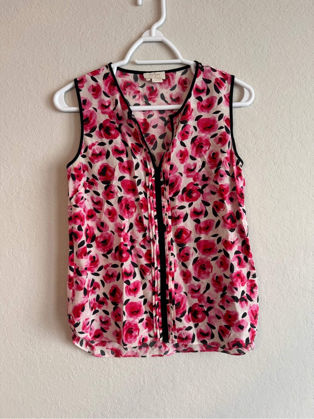 Kate Spade Silk Floral Tank Top